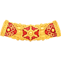 周大福故宫系列 锦绣繁花 足金黄金转运珠R39064