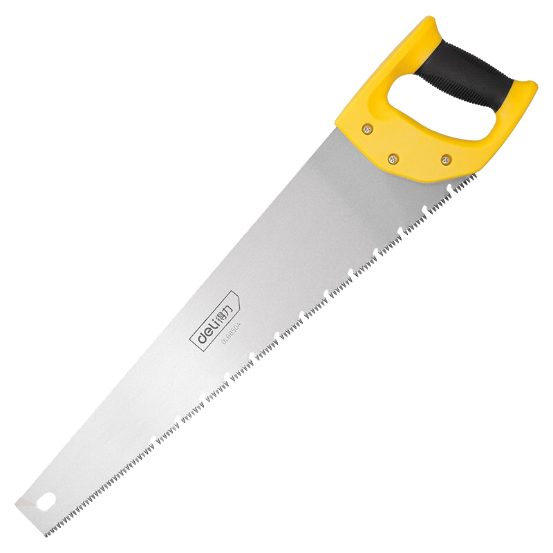 得力DL6850A手板锯带退屑槽(黄)500mm65Mn 单位/把