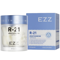 EZZ麦角硫因时光胶囊瓶玻尿酸R-21胶囊 新西兰原装进口 99%高纯度淡化细纹胶原蛋白45粒