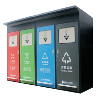 盛辉嘉业 户外垃圾箱垃圾桶脚踩式社区生活垃圾桶站不锈钢分类果皮箱定制