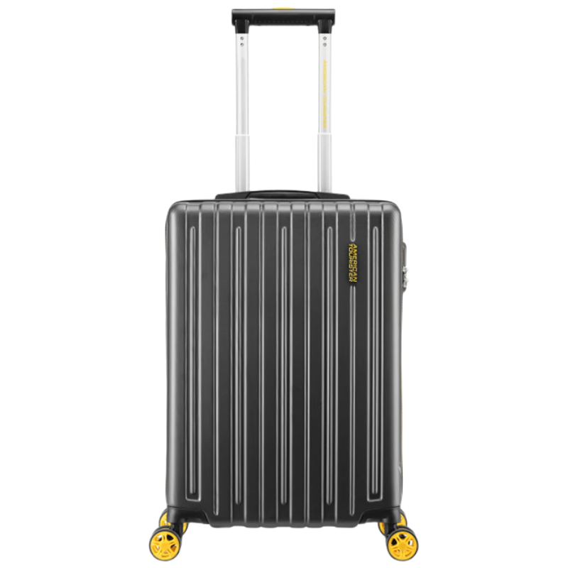 苏宁宜品推荐美旅20寸硬PP材质八轮万向密码锁休闲拉杆箱铝合金轻便耐用