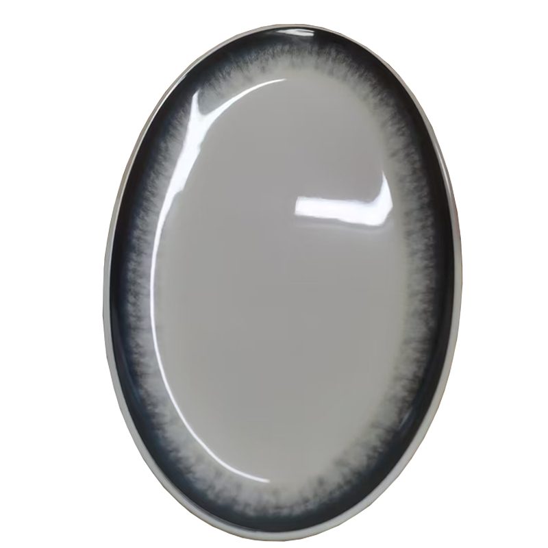 旺琰礼鱼盘密胺瓷A8料 长40*宽23/个