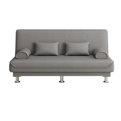 苏宁 质凡 沙发客厅可折叠床透气棉麻+海绵坐垫 [沙发床两用]1.8米*1米