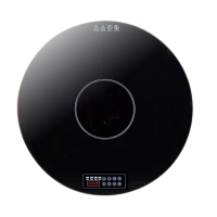 先科暖菜板电磁炉款2000W火锅暖菜板家用饭菜保温桌面加热餐桌电动转盘黑色100电动旋转+电磁炉(金属包边)