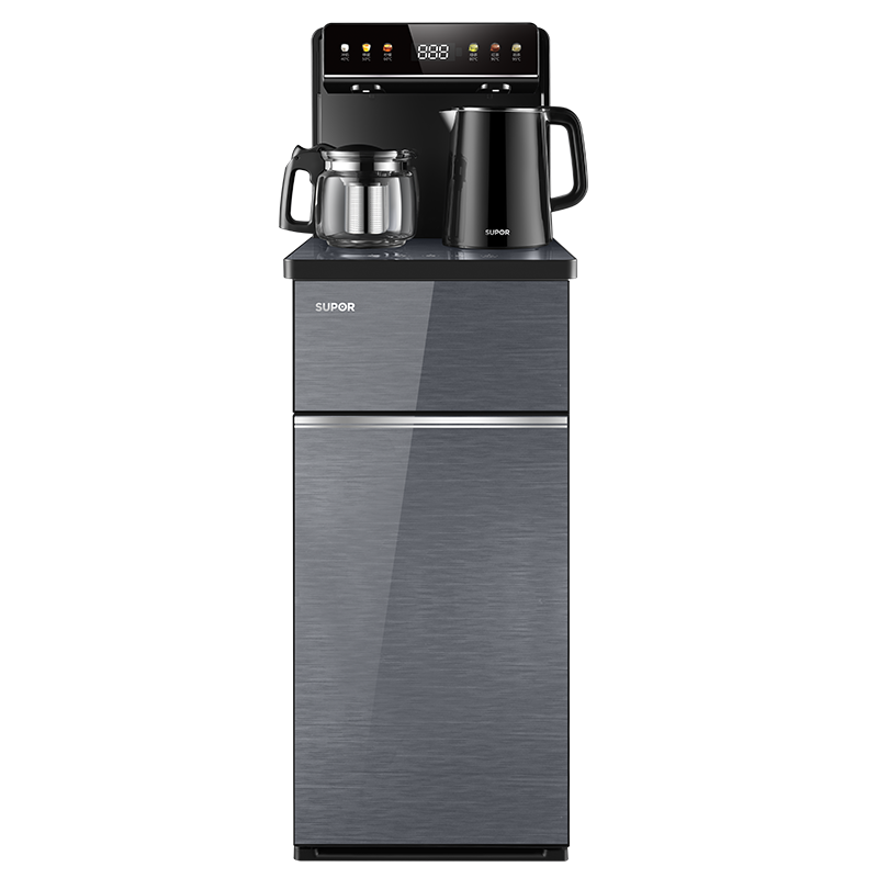 苏泊尔(SUPOR)茶吧机饮水机家用高端茶吧柜客厅办公室饮水烧水一体机下置式水桶智能茶水柜 SW-CBJ27 温热型