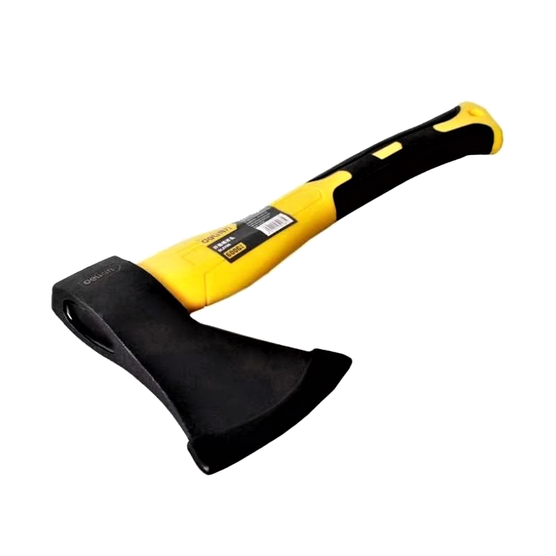 得力DL5708工业级木柄斧头 黄色 600g 单位/把