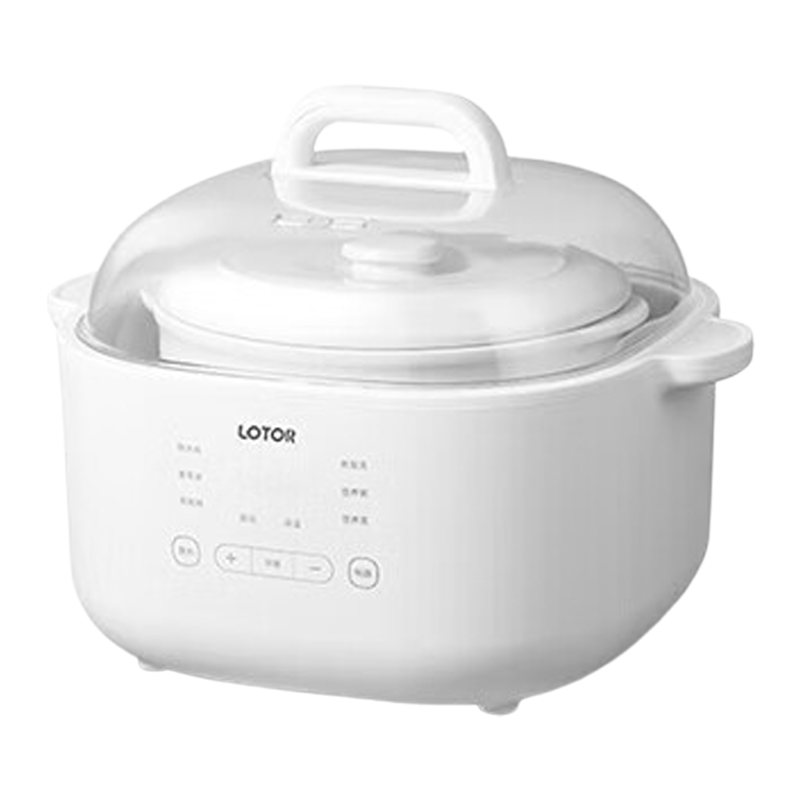 LOTOR电炖锅智能彩屏上蒸下炖省时省力加热均匀基础款D31A