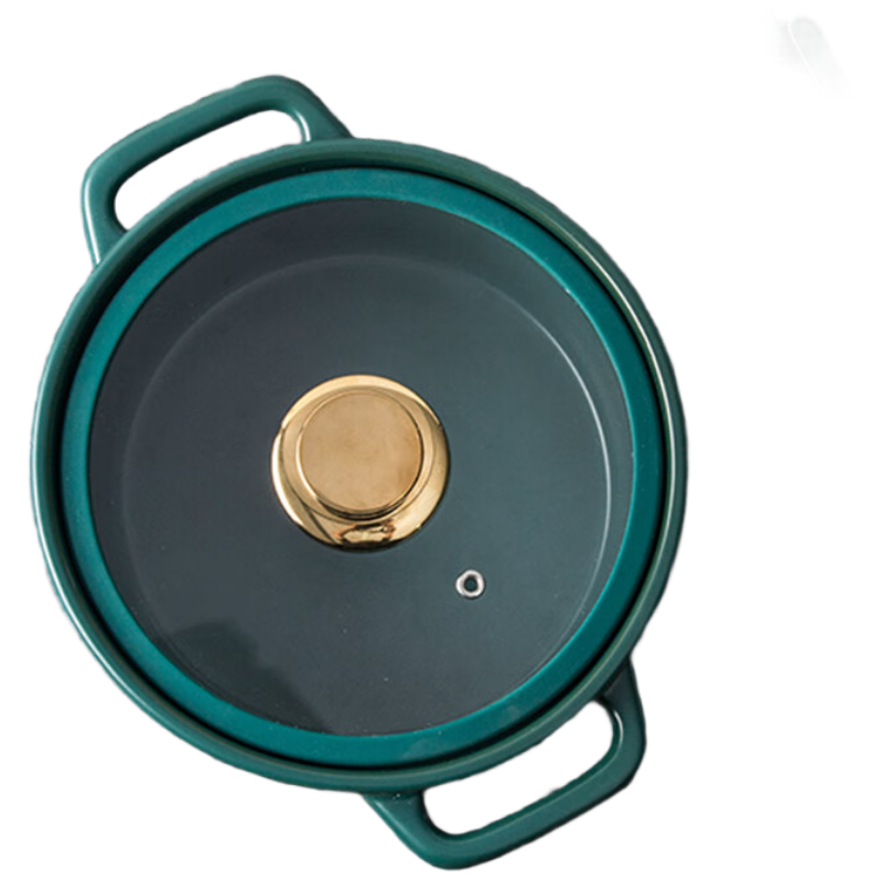 苏宁宜品陶瓷汤锅BST-1021单底有盖通用灶具21cm轻便耐用