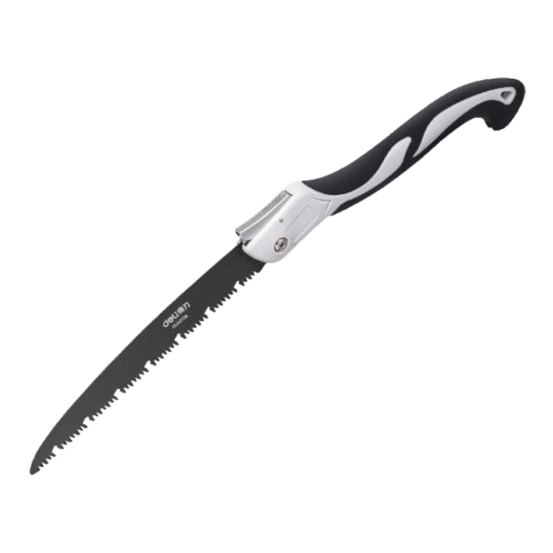 得力DL6008B折叠锯发黑退屑槽(黑)8“65Mn 单位/把