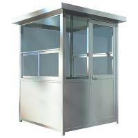 盛辉嘉业 不锈钢岗亭保安亭户外小区保安岗亭可移动门卫室停车收费亭