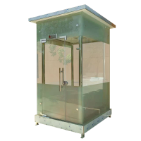 盛辉嘉业 礼宾形象站岗亭全玻璃保安亭户外小区执勤门卫室岗亭