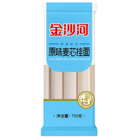 苏宁宜品金沙河原味麦芯挂面750克细直条国产大容量袋装密封方便烹饪新鲜卫生