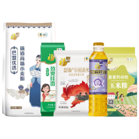 苏宁宜品中粮福到家平安礼2.5kg+400ml精选粮油健康搭配方便快捷12个月保质期新鲜可口礼盒装