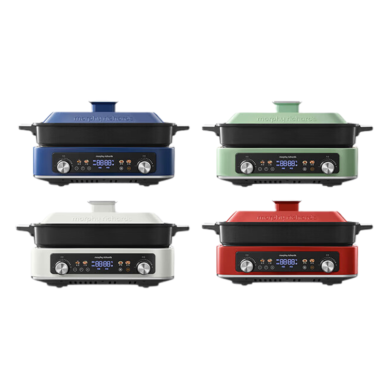 摩飞电火锅双擎疾火受热均匀快速升温MR9288(颜色随机)