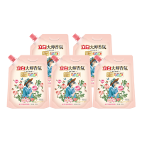 立白洗衣液1kg*5袋深层清洁持久留香大师玫瑰款dsxf1kg-5d