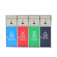 丁当匠不锈钢大号户外垃圾桶室外景区小区分类大垃圾箱环卫A36