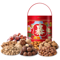 苏宁宜品鲜记全球臻选1780克原味坚果礼盒暴富桶健康美味送礼佳选