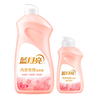 蓝月亮洗衣液套装580g除菌翻盖装内衣专用樱花香80002263(包装随机)
