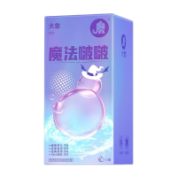 大象高潮避孕套魔法啵啵18只装超薄安全套套001正品玻尿酸持久颗粒螺纹延时持久套成人情趣用品byt