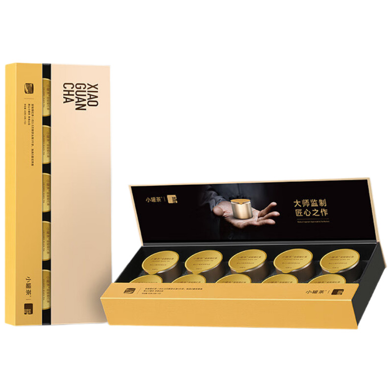 小罐茶 40g大师系列·金骏眉茶10罐装(金罐)4.0版A
