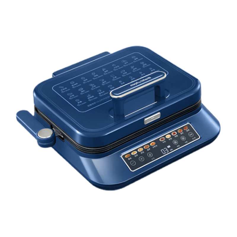 摩飞电饼铛智能屏显操作简单双面煎烤受热均匀蓝色MR8601