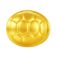 周大福文化祝福 富甲一方 定价足金黄金转运珠 EOR1081