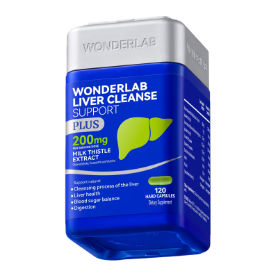 万益蓝WonderLab奶蓟草PLUS护养肝水飞蓟类男女士净肝升级版高浓度原装进口营养丰富科学配比膳食营养补充剂