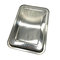 先互丁 不锈钢深方盘长方形盘