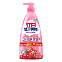 立白洗洁精900g去渍无痕深层洁净冷水速溶樱桃款xij900-1