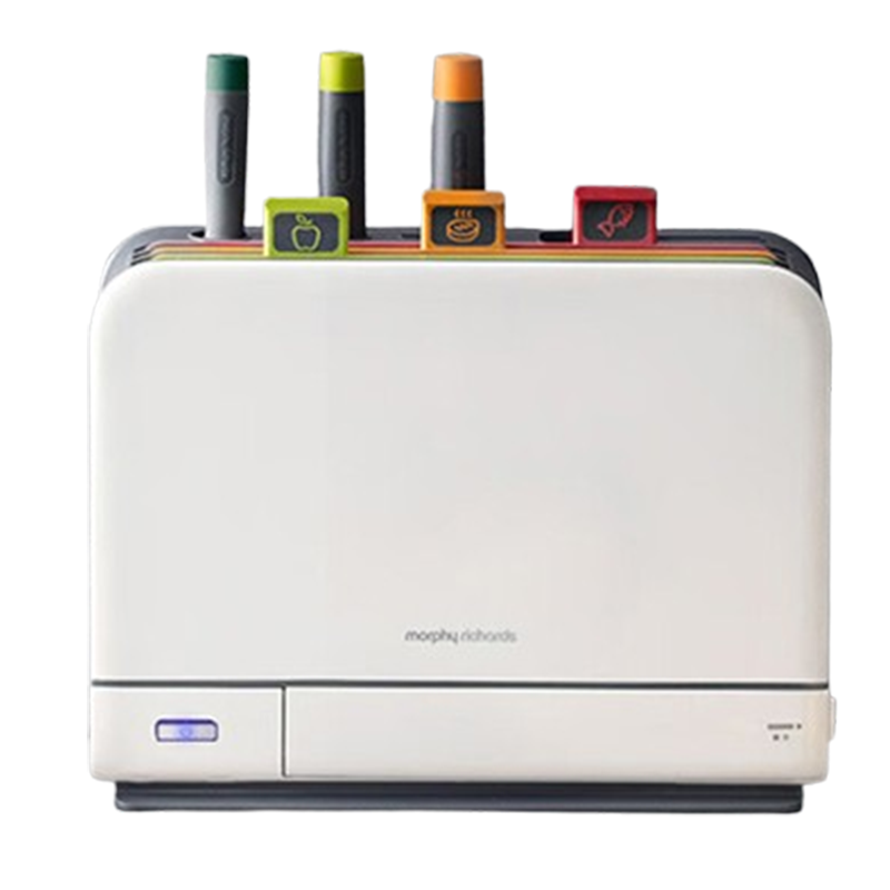 摩飞刀具消毒器一体式收纳双重灭菌保护使用方便白色MR1001