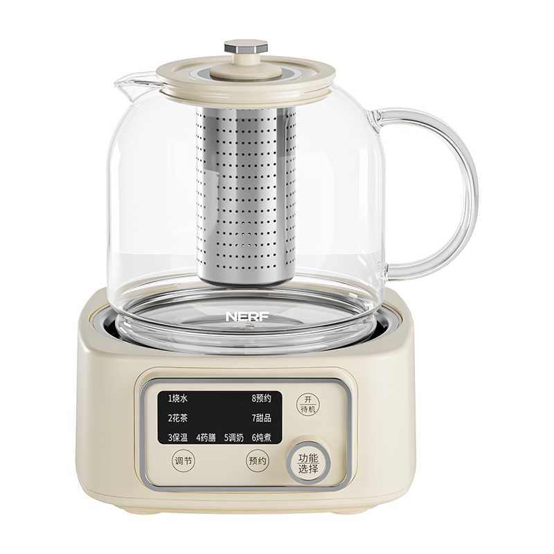 苏宁宜品智能触屏煮茶器RC-Z815D1 800瓦耐热玻璃自动断电安全便捷