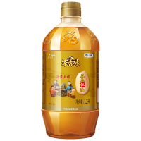 五个农民中粮福临门沂蒙土榨花生仁油1.2升压榨纯正香国产大容量健康实惠