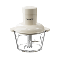 九阳多功能二档绞肉机1.8升大容量按压旋转式玻璃机身不锈钢刀头绞肉神器S18-LA236