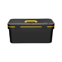 得力DL432814时尚款工具箱(黄)14寸 单位/个