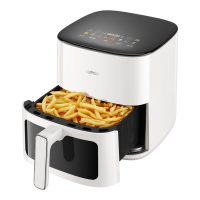 苏泊尔(SUPOR)空气炸锅家用5.3L大容量 透明可视免翻面 智能液晶触控 多功能炸锅机 蒸汽嫩炸薯条一体机