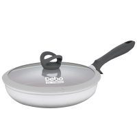 德铂煎锅26cm防烫手柄悬挂设计复合锅底导热迅速DEP-978