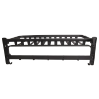 LONMATE-卫生间加宽扁杆网蓝浴巾架SL-129一个