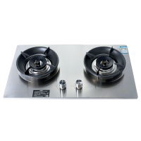 ELKS燃气灶JZT-EL8132 家用台嵌两用灶具 不锈钢面板 纯铜火盖 防风炉架天然气