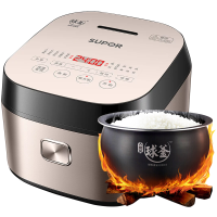 苏泊尔(SUPOR)电饭煲电饭锅5L家用5-8-10人蓝钻球釜22分钟柴火饭微压多功能智能预约煮粥防溢锅