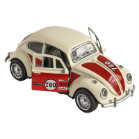 复古甲壳虫老爷车合金汽车模型可开门小汽车儿童玩具车礼物3750