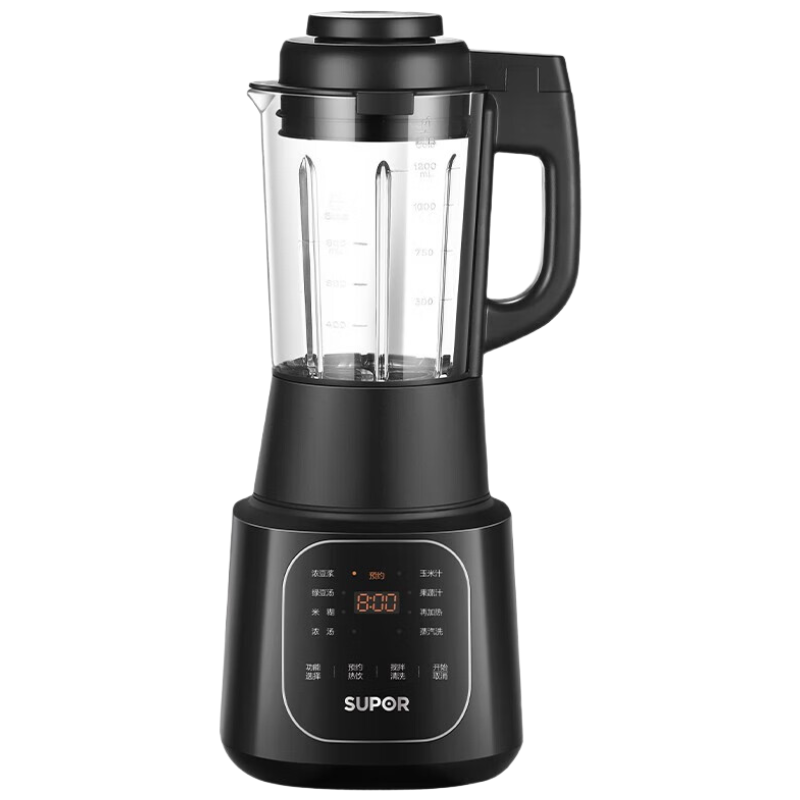 苏宁宜品SP67S破壁搅拌机2000转强劲动力陶瓷螺旋杆预约定时智能玻璃机身