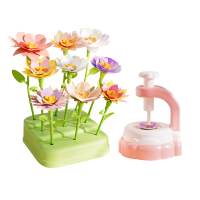 女孩手工DIY花束压花机儿童花艺师插花过家家玩具生日礼物3750