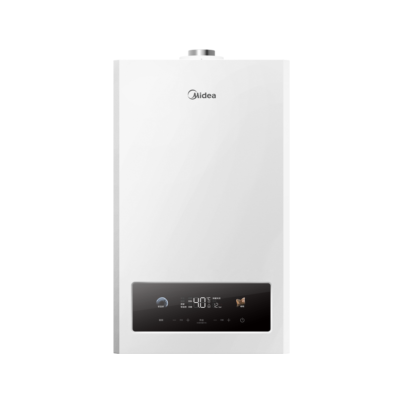 美的(Midea)双变频省气恒温燃气壁挂炉家用地暖暖气片锅炉采暖洗浴两用燃气热水器 分段燃烧 L1PB20-MC2Ⅱ