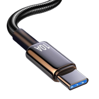 Type-C数据线240W超级快充适用华为p70mate60pro荣耀v50小米VIVOPP通用手机编织闪充电线