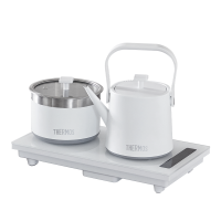 苏宁宜品电水壶EHA1615E 1600W 0.6L底盘加热快速沸腾不锈钢材质过热保护云白设计