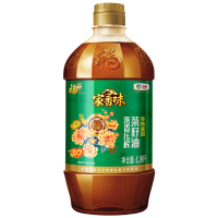 五个农民压榨菜籽油1.8L天然营养新鲜持久大容量桶装