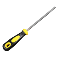 得力DL4537中齿方锉(黄)6寸 10把装