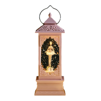 芭蕾女孩音乐盒旋转发光八音盒公主水晶球小夜灯儿童圣诞礼物3750