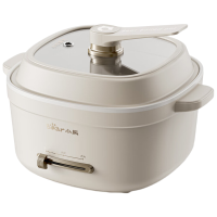 苏宁宜品无极多档机械操控小熊电热锅DRG-E30U8 轻巧3升大容量家用