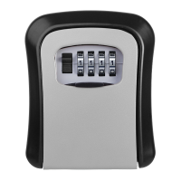 玫铁 密码钥匙盒 大号 个